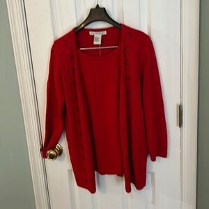Requirements red sweater.